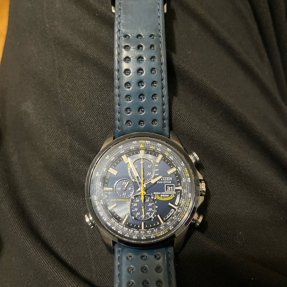 Blue angles citizen watch used , lost the box watch is pre owned
